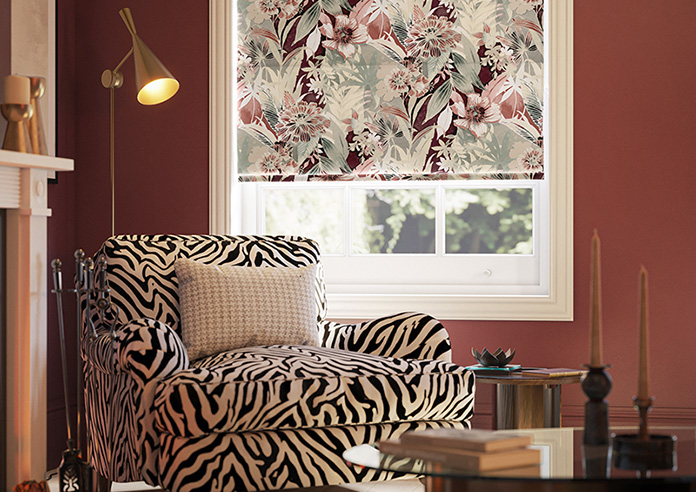 Bali, Red - Roman Blind - Image 5
